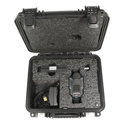 spartan 730 noise dosimeter kit with one dosimeter, one windscreen, two clips, calibrator and adapter, usb bluetooth dongle, and rugged case with built-in wireless qi charger.  includes calibration certificate and universal power adapter